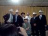 Jason with Jake Hooker and the Outsiders. Bob Wills Day, Turkey, TX 2012.